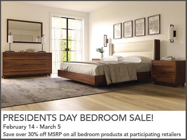 Quality furniture manufacturer offering President’s Day Specials through March 5