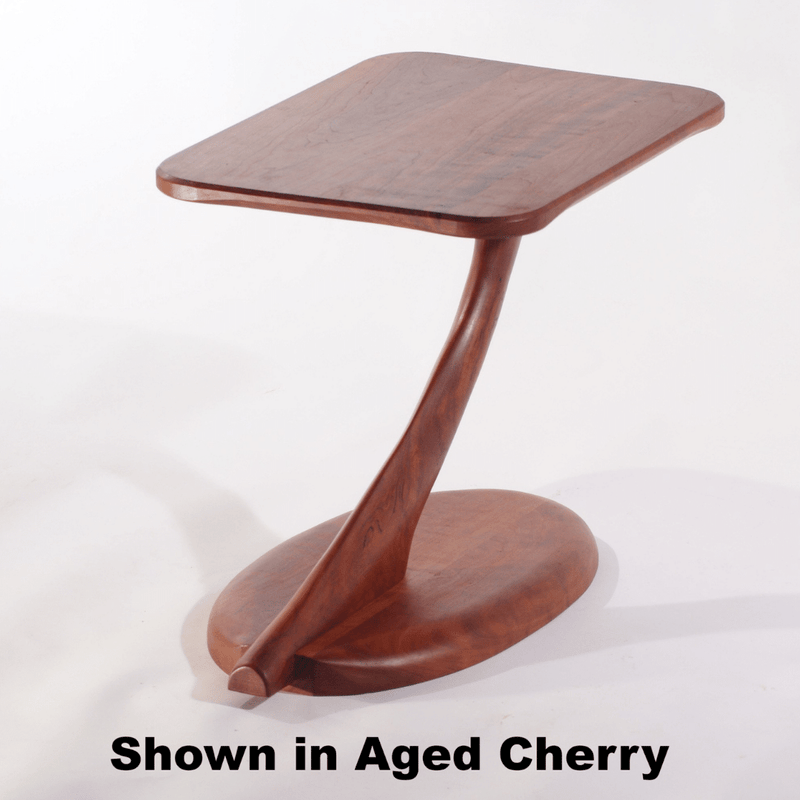 Cantilever Side Table Cherry Quick Ship Promo