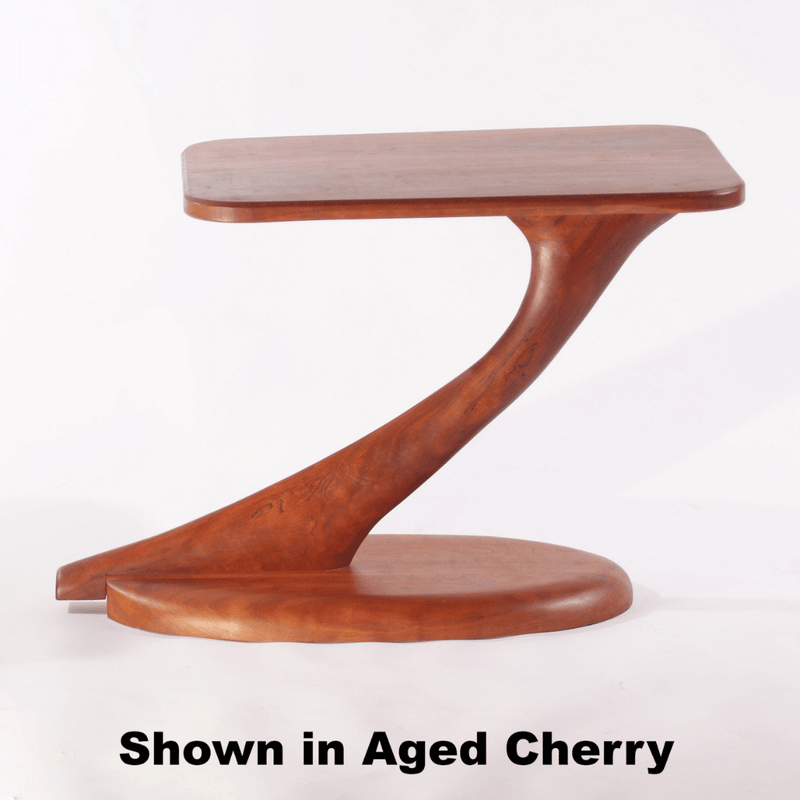 Cantilever Side Table Cherry Quick Ship Promo