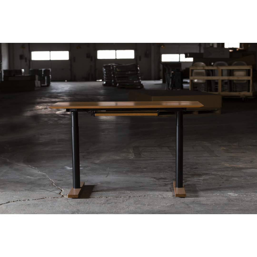 Enso Solid Wood Sit Stand Desk