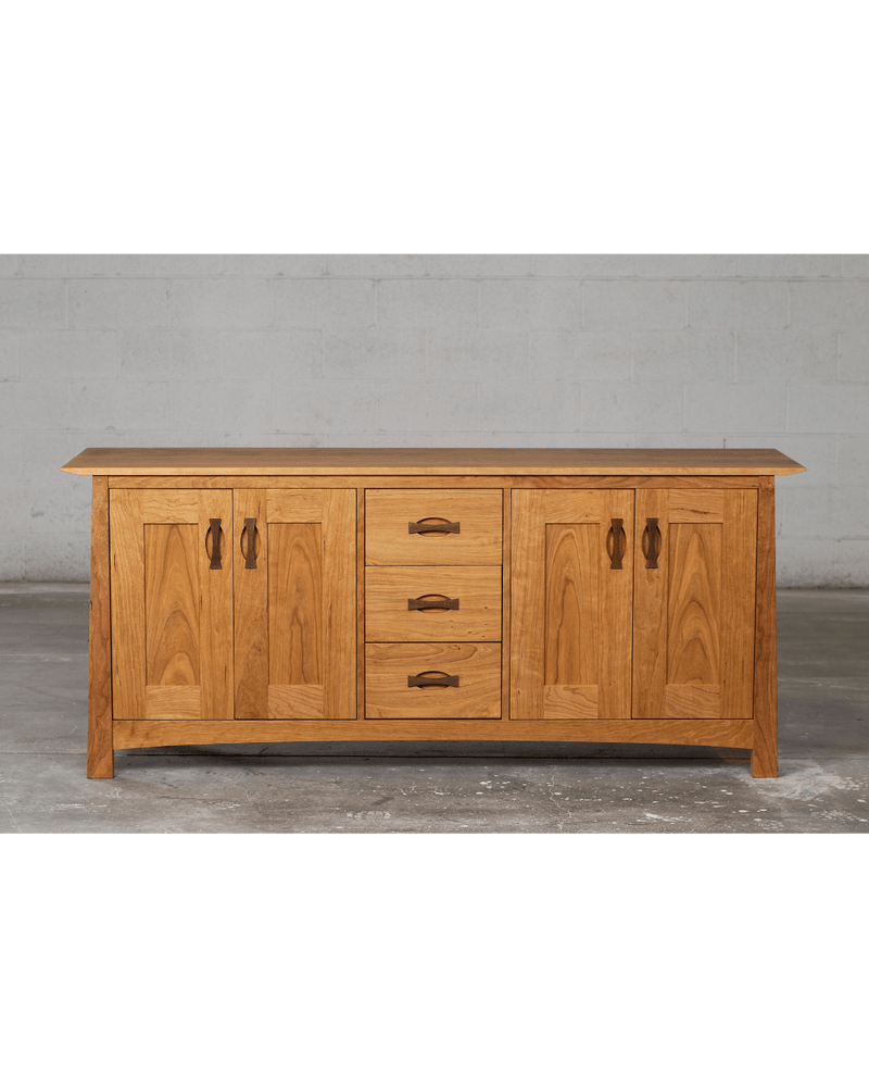 Enso Solid Wood Credenza, Buffet - Handmade in Columbus, Ohio