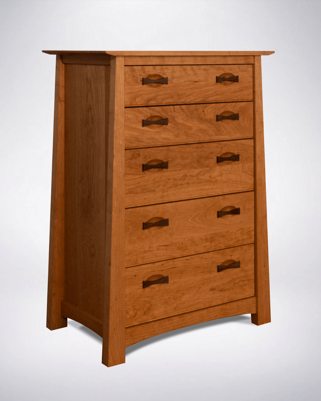 Enso Upright Dresser - Solid Wood, Handmade, and Organic