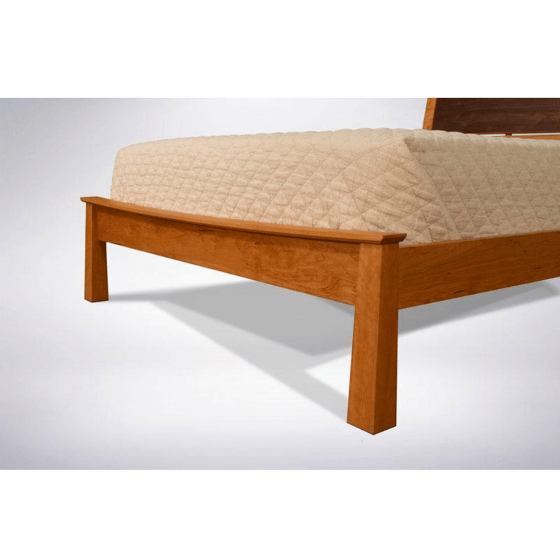 Enso Platform Bed Frame and Headboard - Solid Wood Modern Bed Frame