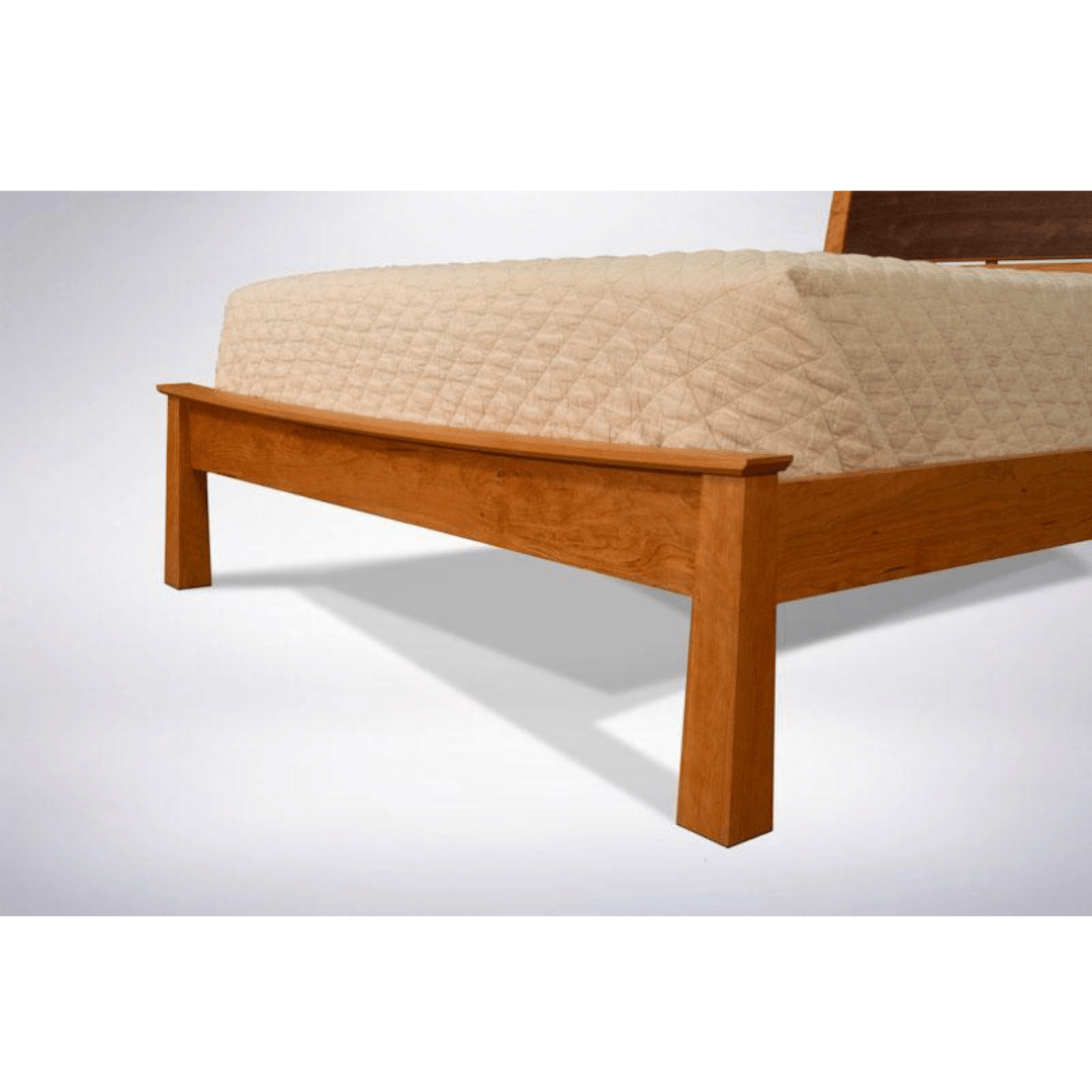 Enso Platform Bed Frame and Headboard - Solid Wood Modern Bed Frame