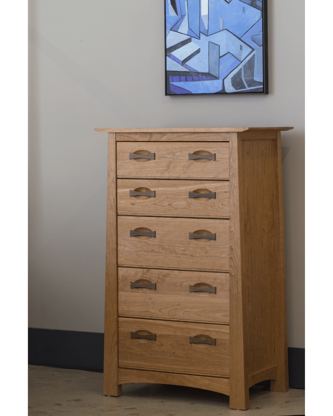 Enso Upright Dresser - Solid Wood, Handmade, and Organic