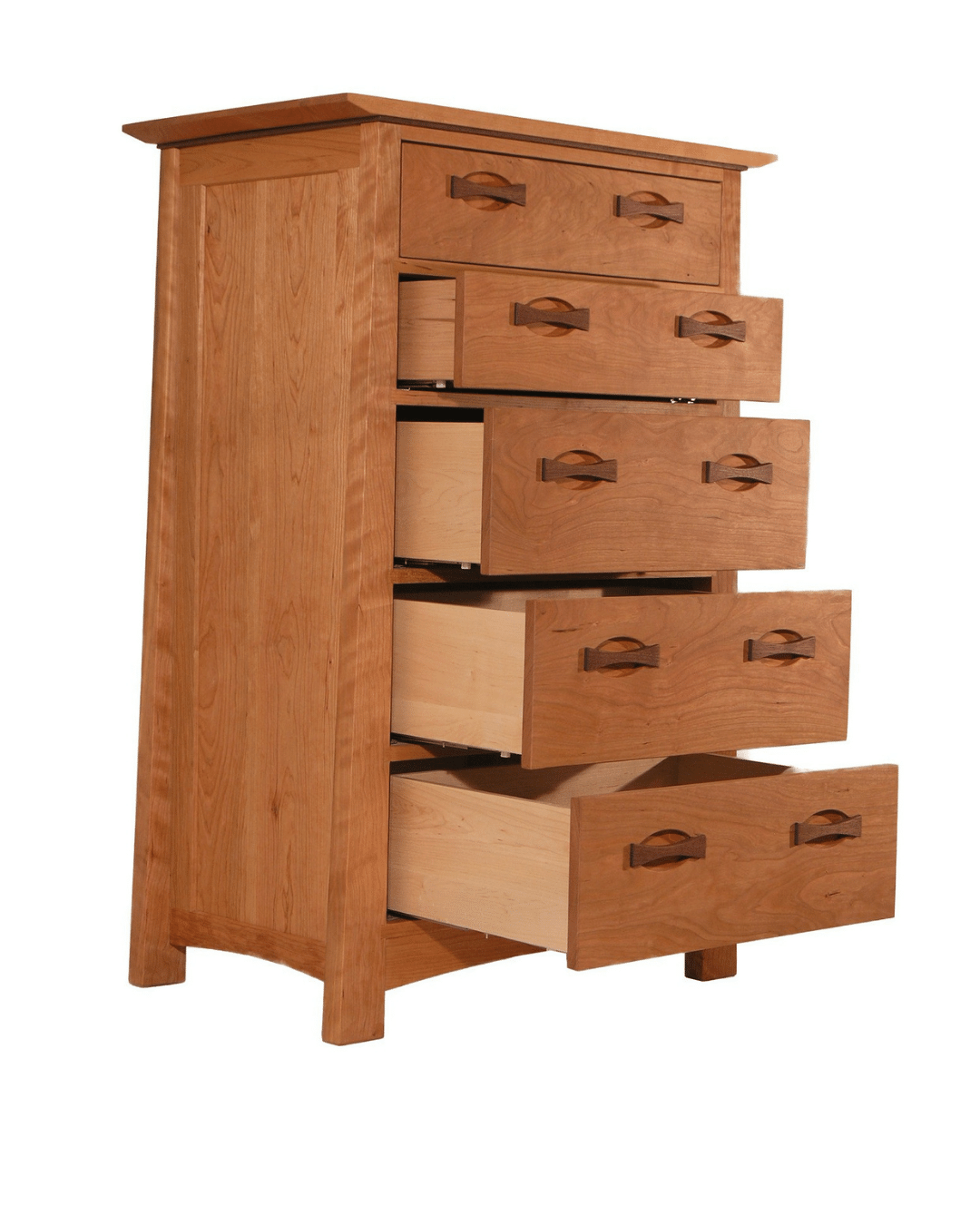 Enso Upright Dresser - Solid Wood, Handmade, and Organic