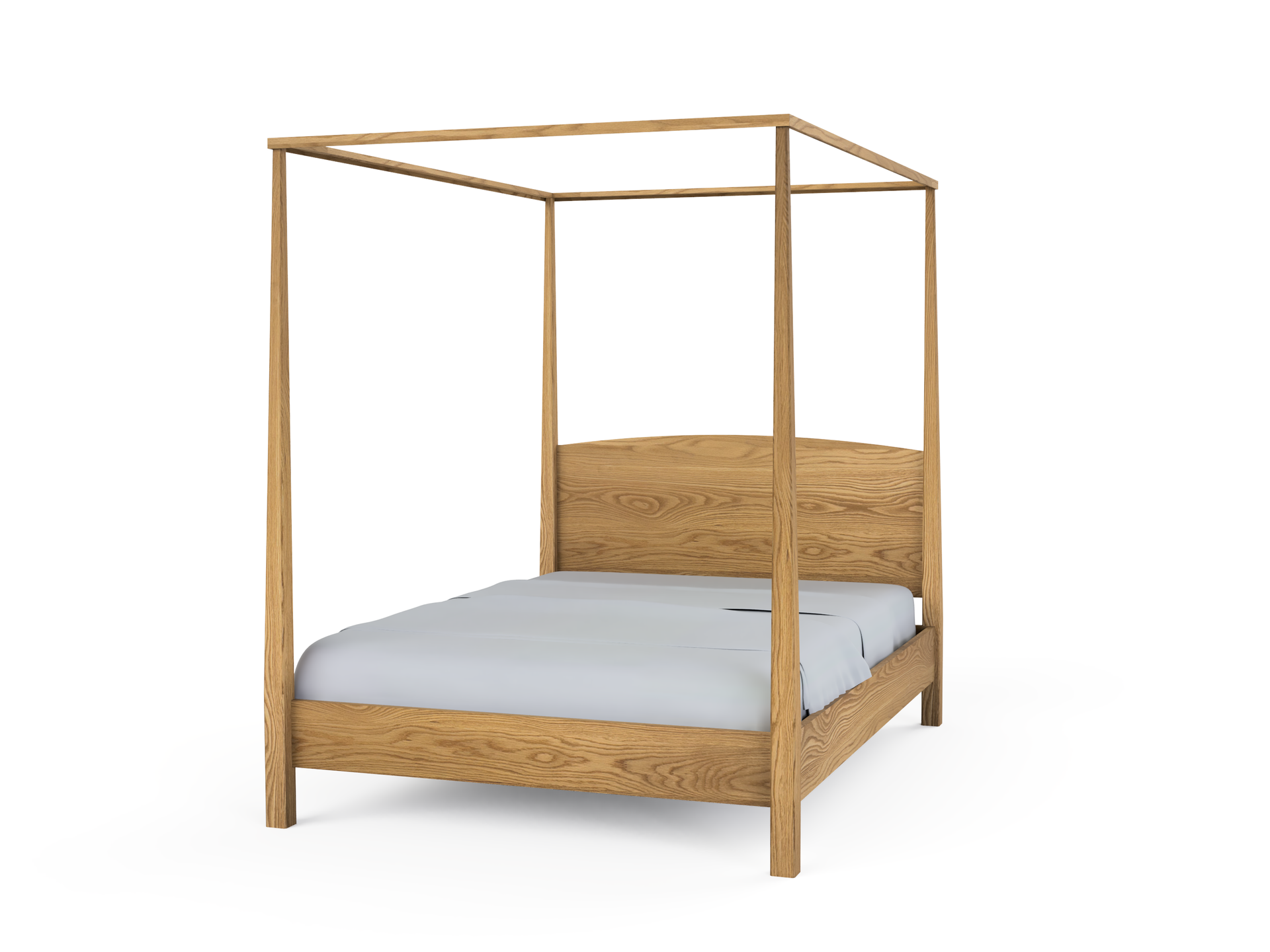 Shaker Pencil Post Bed - Classic Solid Wood Bed Frame