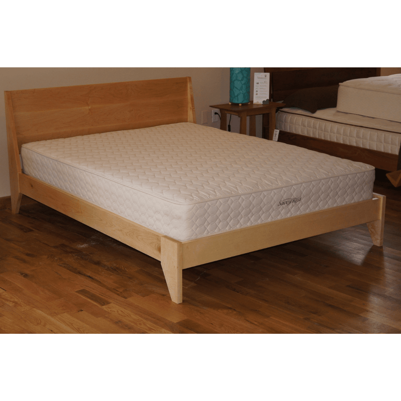Modern "TWO" Platform Bed: Handmade Mid Century Modern Bed, Solid Wood with Organic Finish
