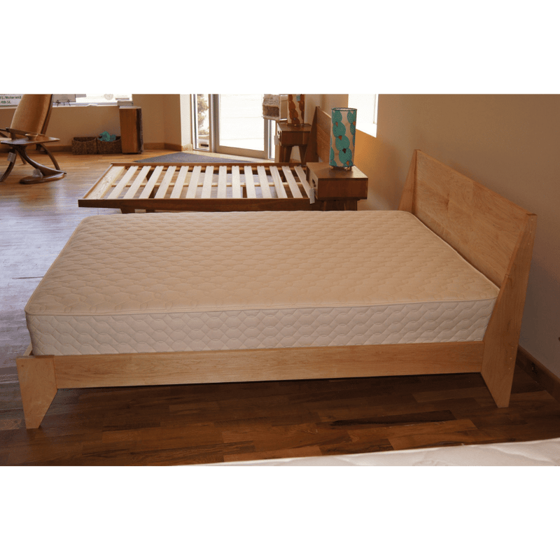 Modern "TWO" Platform Bed: Handmade Mid Century Modern Bed, Solid Wood with Organic Finish