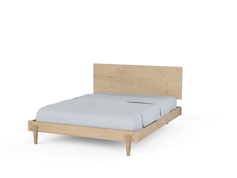 Apollo Platform Bed - Solid Wood Modern Bed Frame