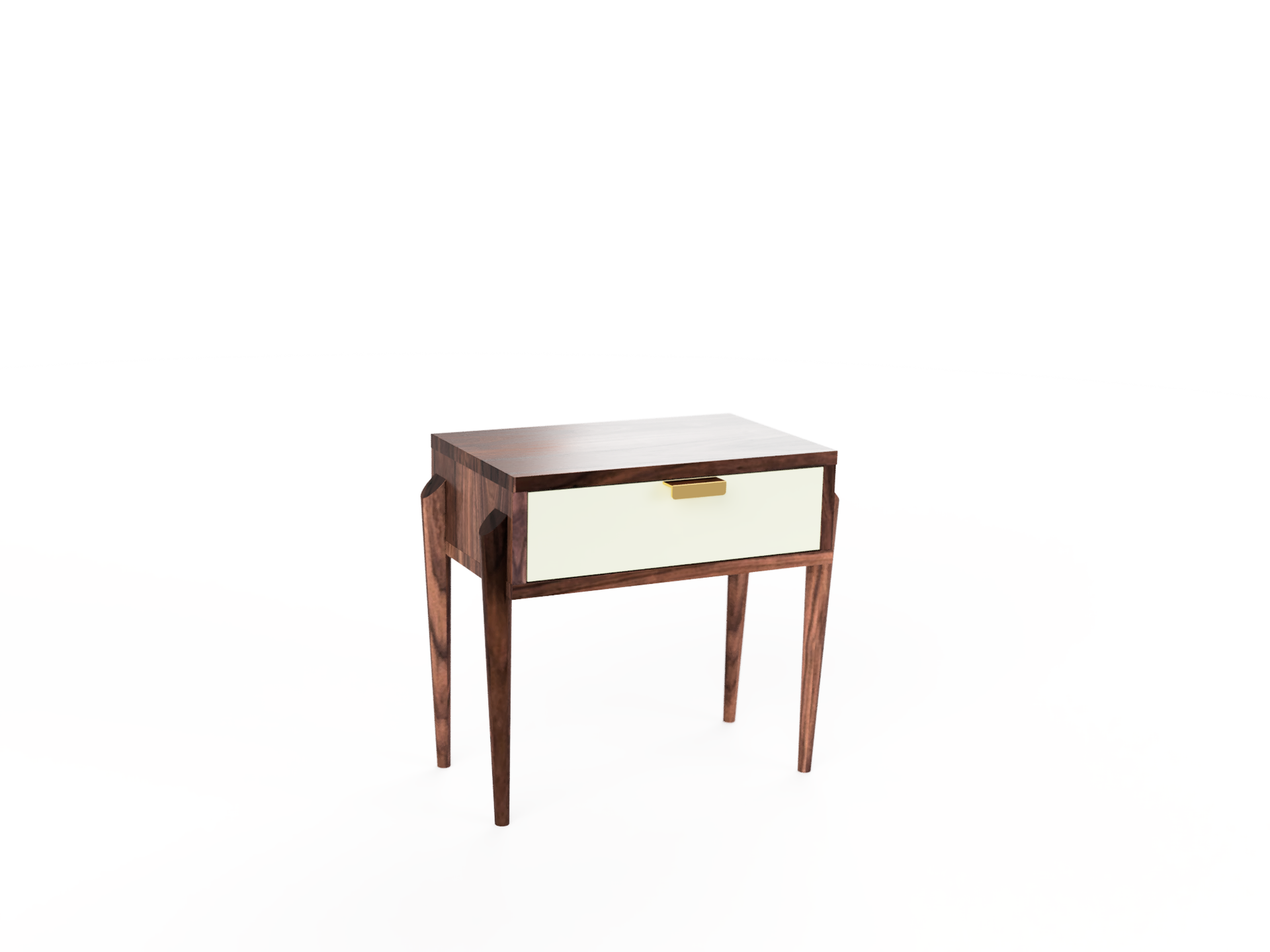 Apollo Solid Wood Side Table - Handcrafted in Columbus, Ohio