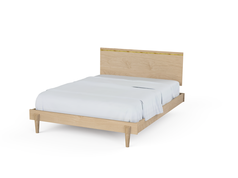 Apollo Platform Bed - Solid Wood Modern Bed Frame