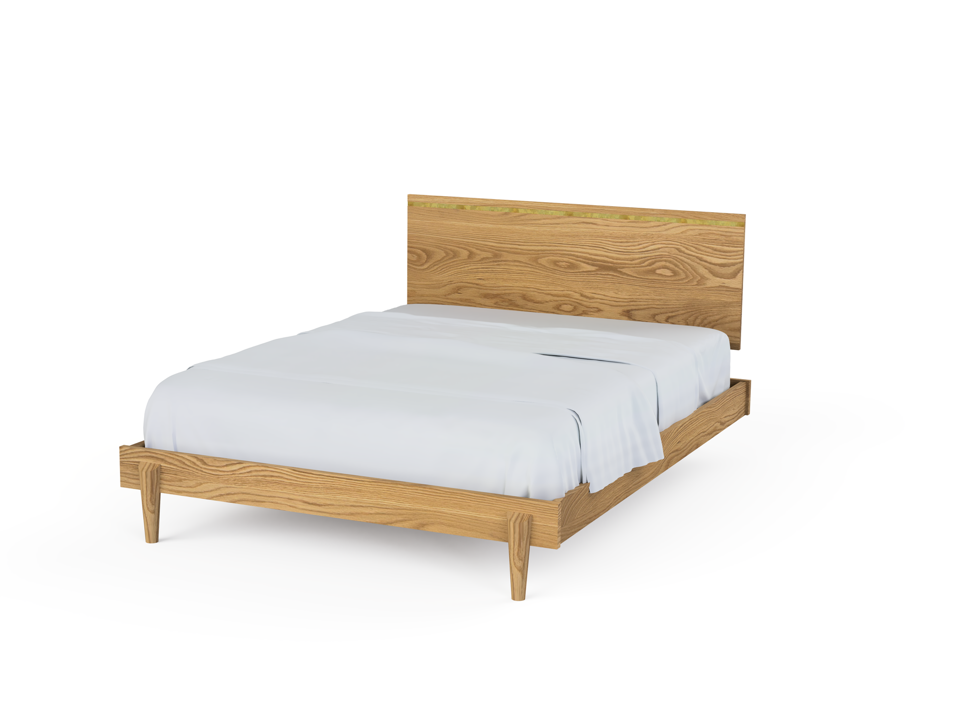 Apollo Platform Bed - Solid Wood Modern Bed Frame