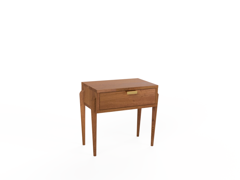 Apollo Solid Wood Side Table - Handcrafted in Columbus, Ohio