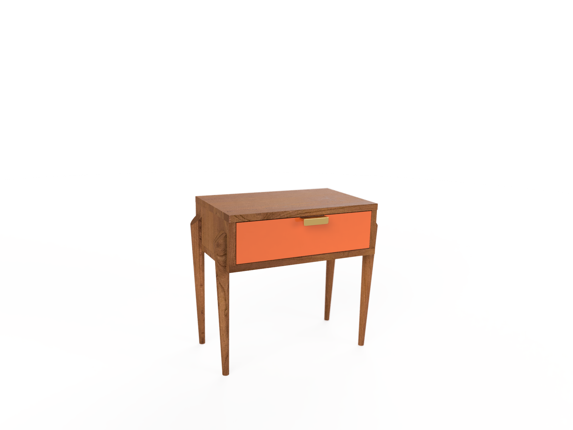 Apollo Solid Wood Side Table - Handcrafted in Columbus, Ohio