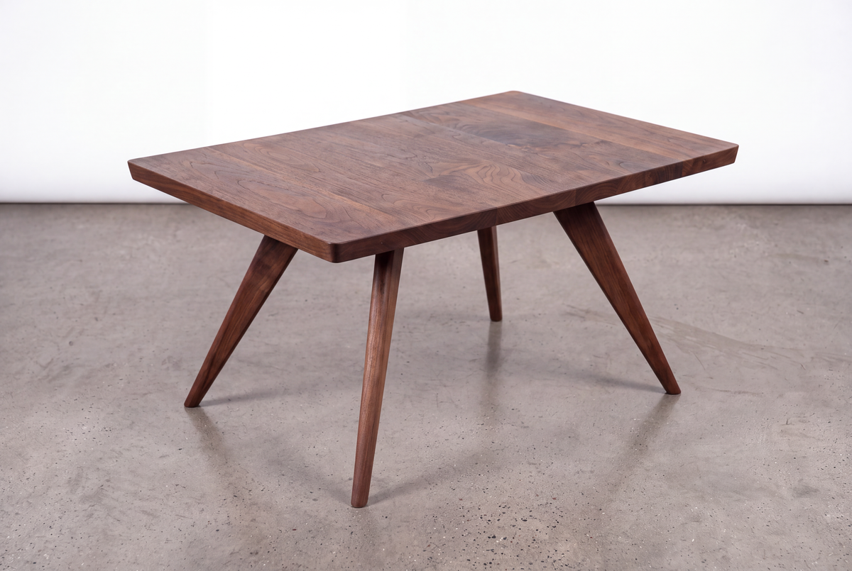 Solid Walnut Square Coffee Table - Essentials Collection | TY Fine Furniture