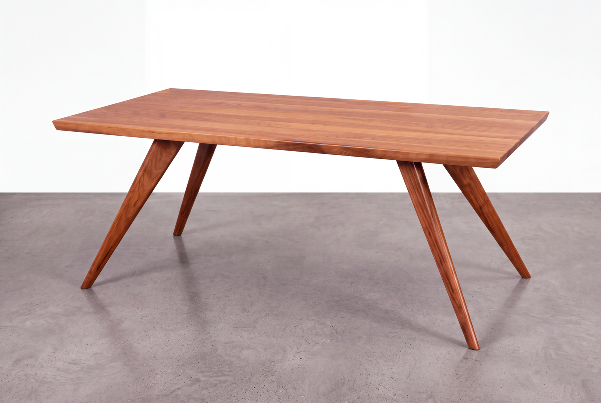 Solid Cherry Dining Table - Essentials Collection | TY Fine Furniture