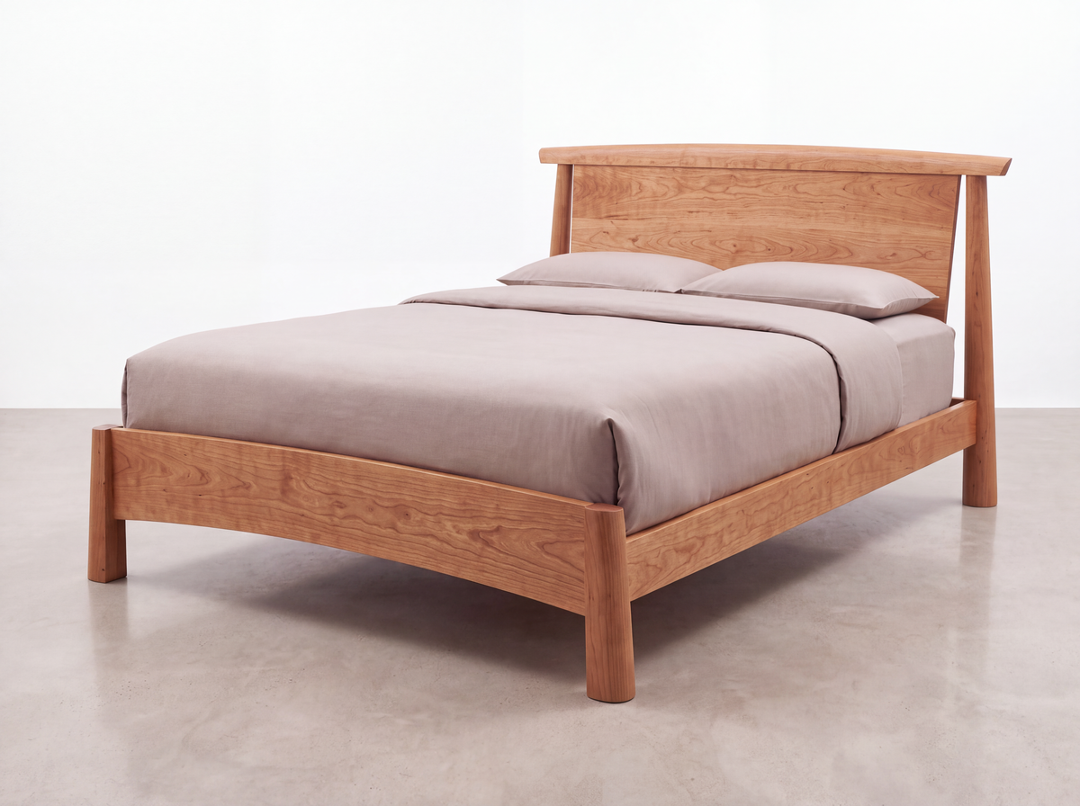 Sunrise Platform Bed - Cherry