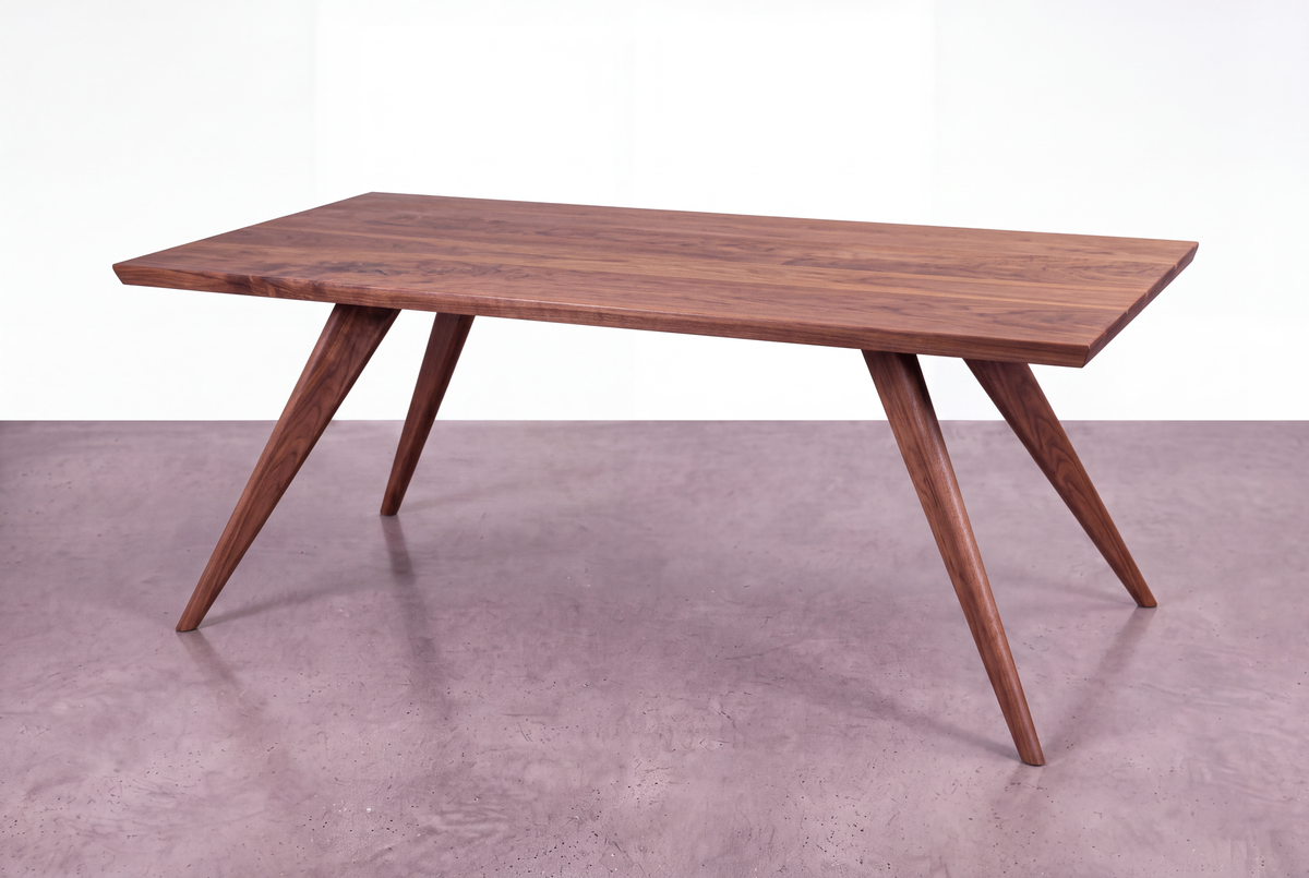 Solid Walnut Dining Table - Essentials Collection | TY Fine Furniture