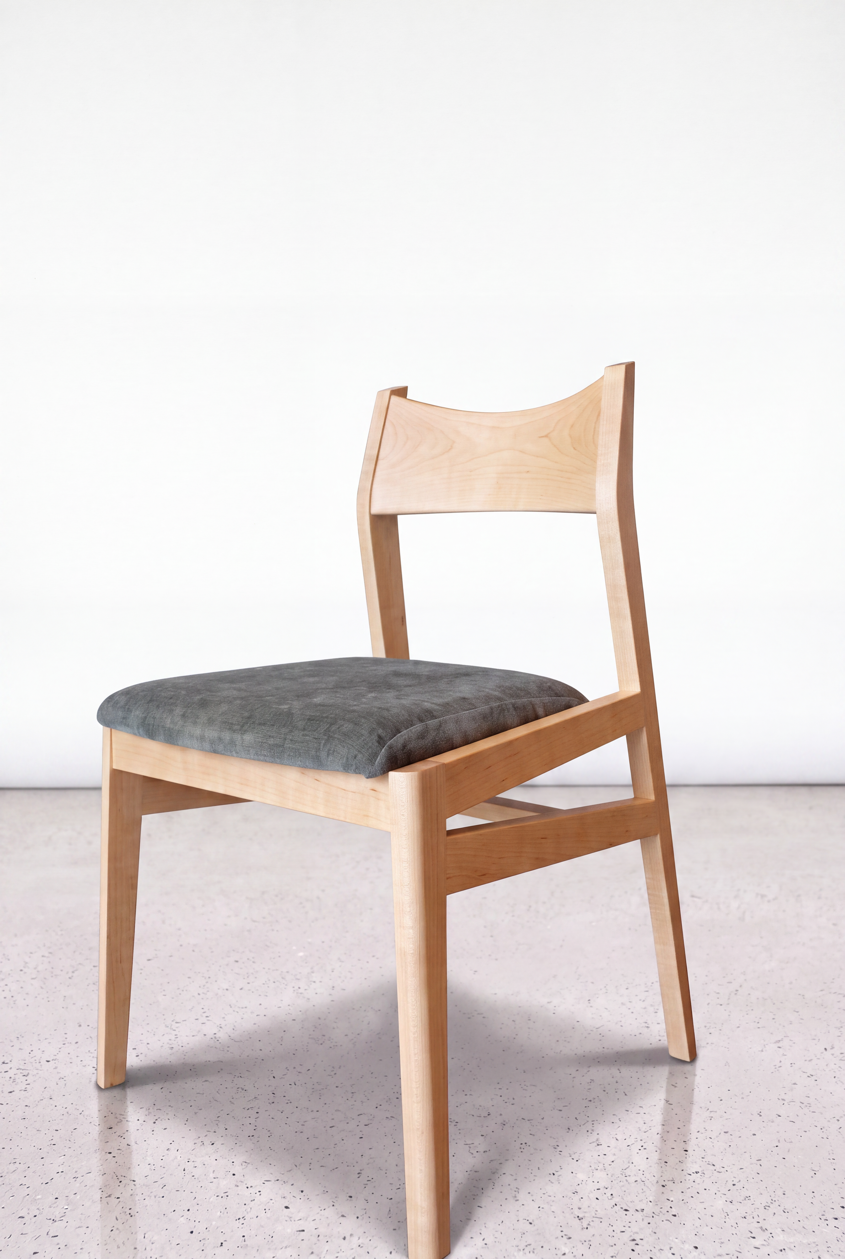 Solid Maple Dining Chair - Strata Collection | T.Y. Fine Furniture