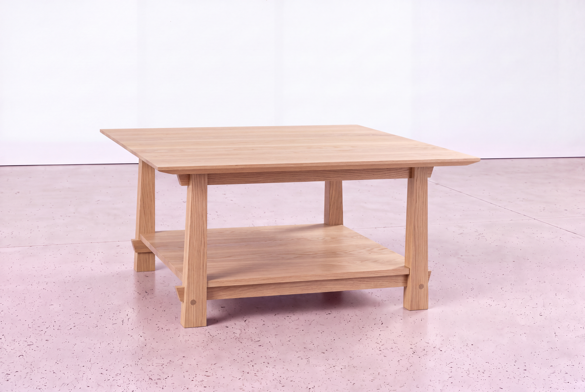 Solid White Oak Horizon Coffee Table - Horizon Collection | TY Fine Furniture