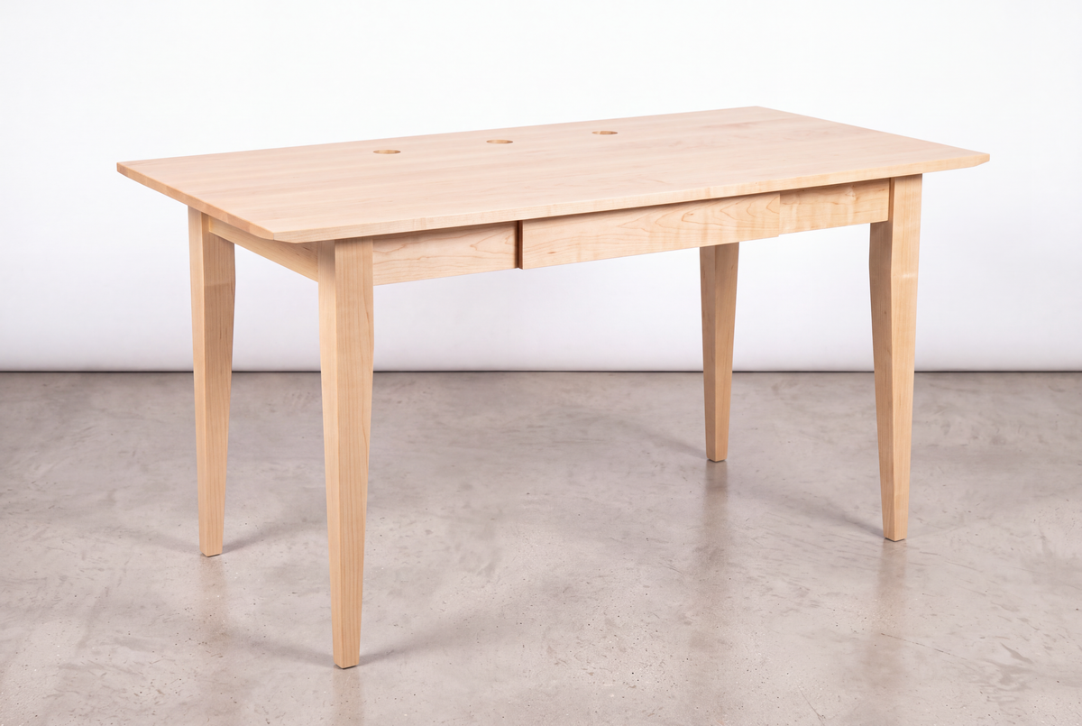 Solid Maple Desk - Enso Collection | TY Fine Furniture