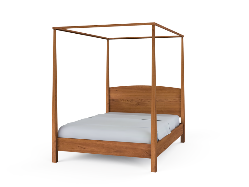Shaker Pencil Post Bed - Classic Solid Wood Bed Frame
