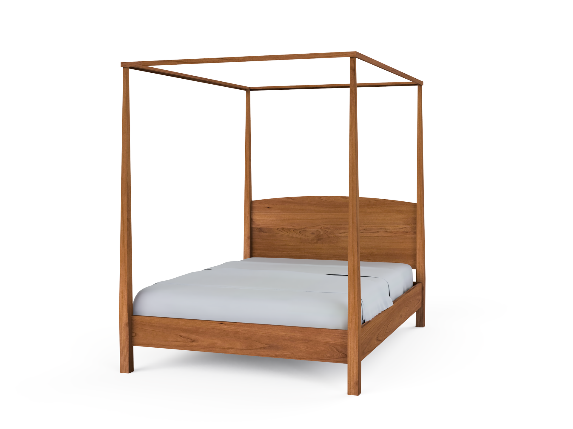 Shaker Pencil Post Bed - Classic Solid Wood Bed Frame