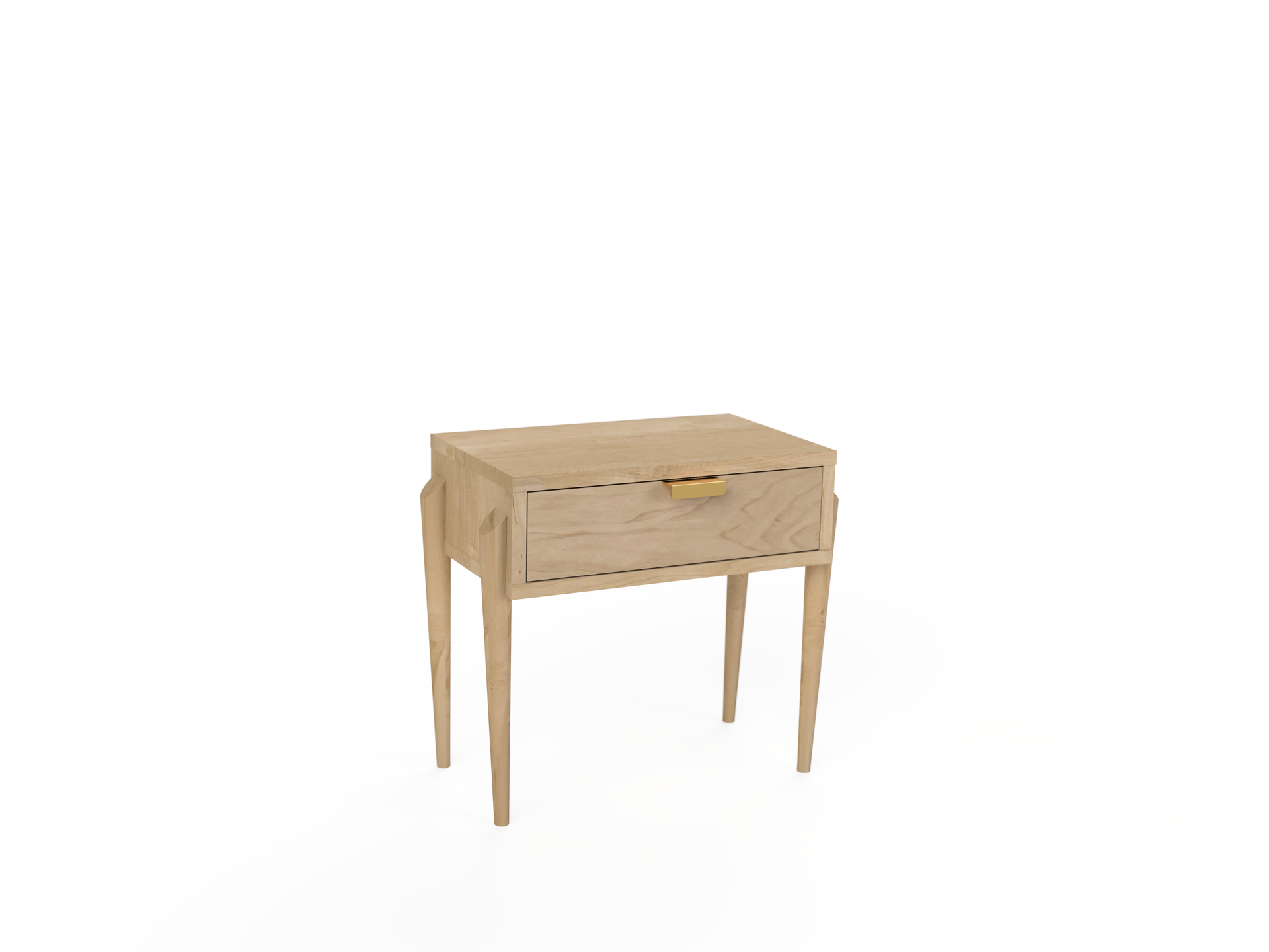 Apollo Solid Wood Side Table - Handcrafted in Columbus, Ohio