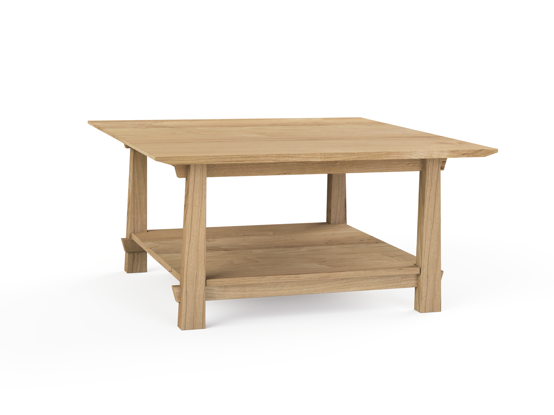 Horizon Coffee Table Solid Wood Handmade Organic