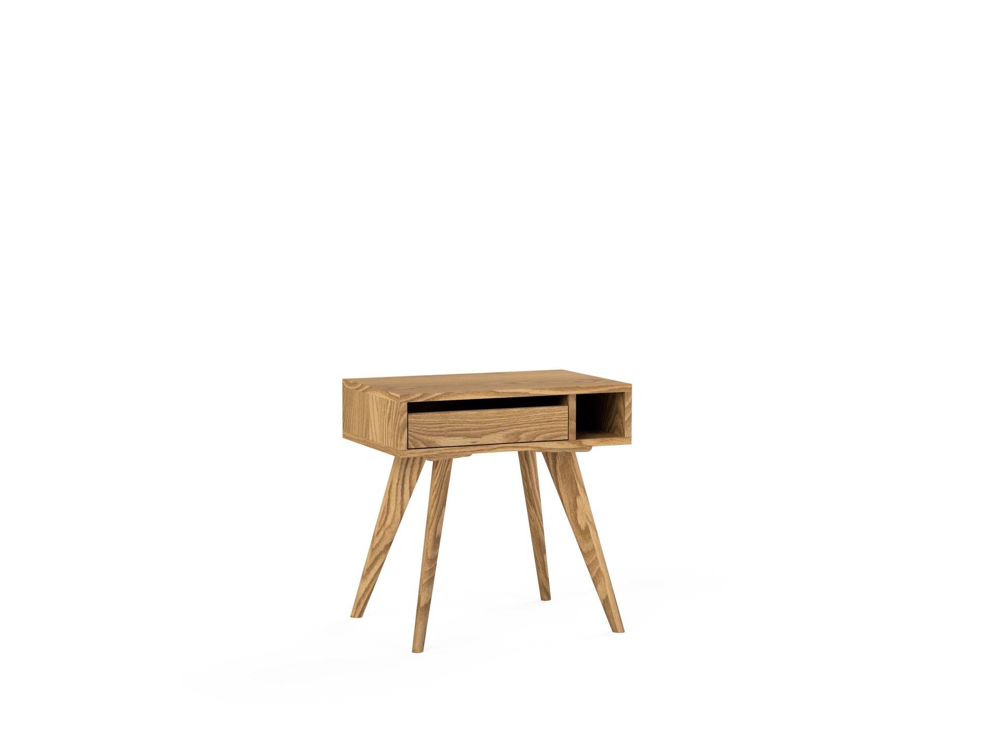 Mid-Century Modern Side Table - Solid Wood and Handcrafted in Columbus, Ohio