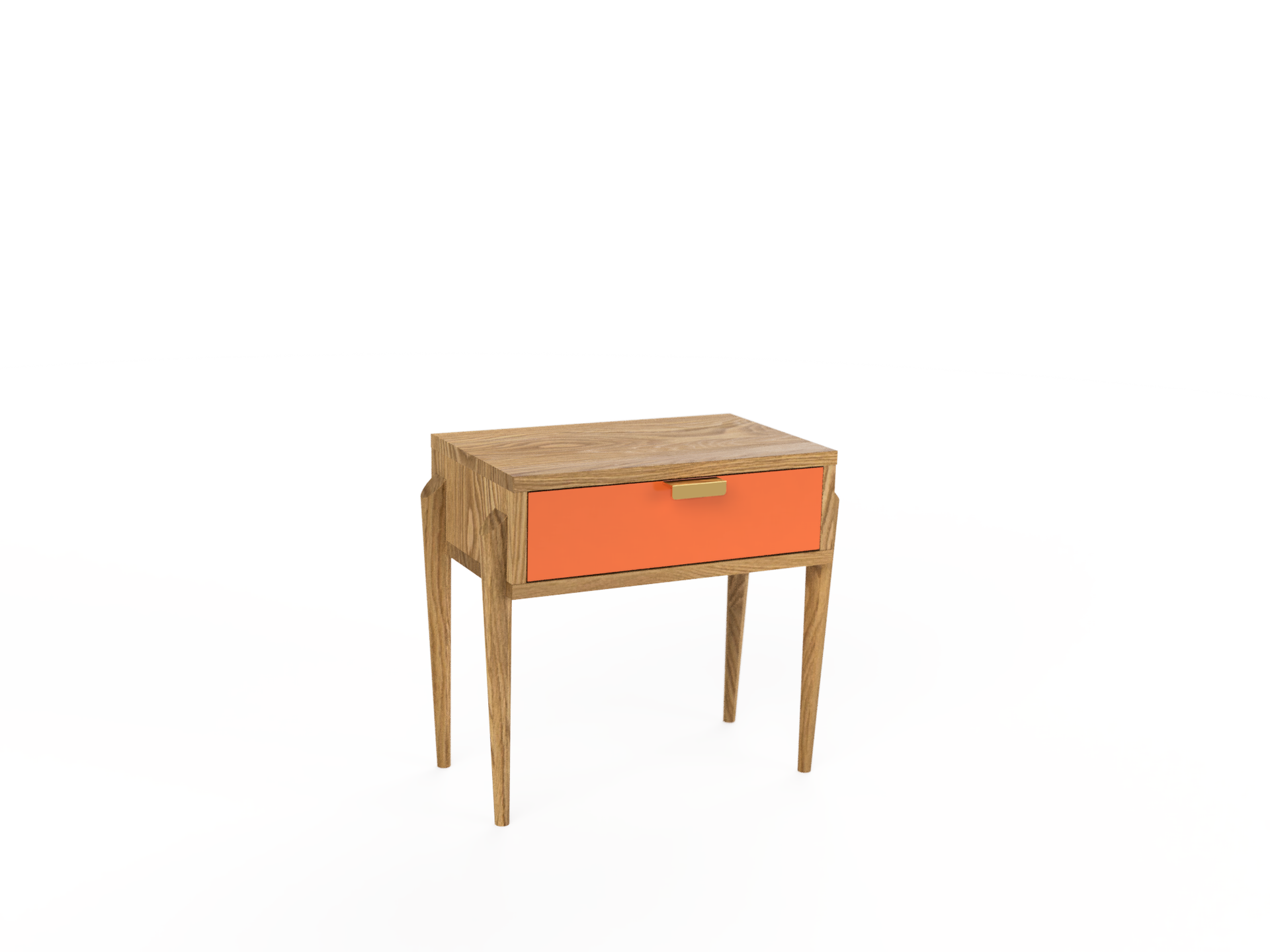 Apollo Solid Wood Side Table - Handcrafted in Columbus, Ohio