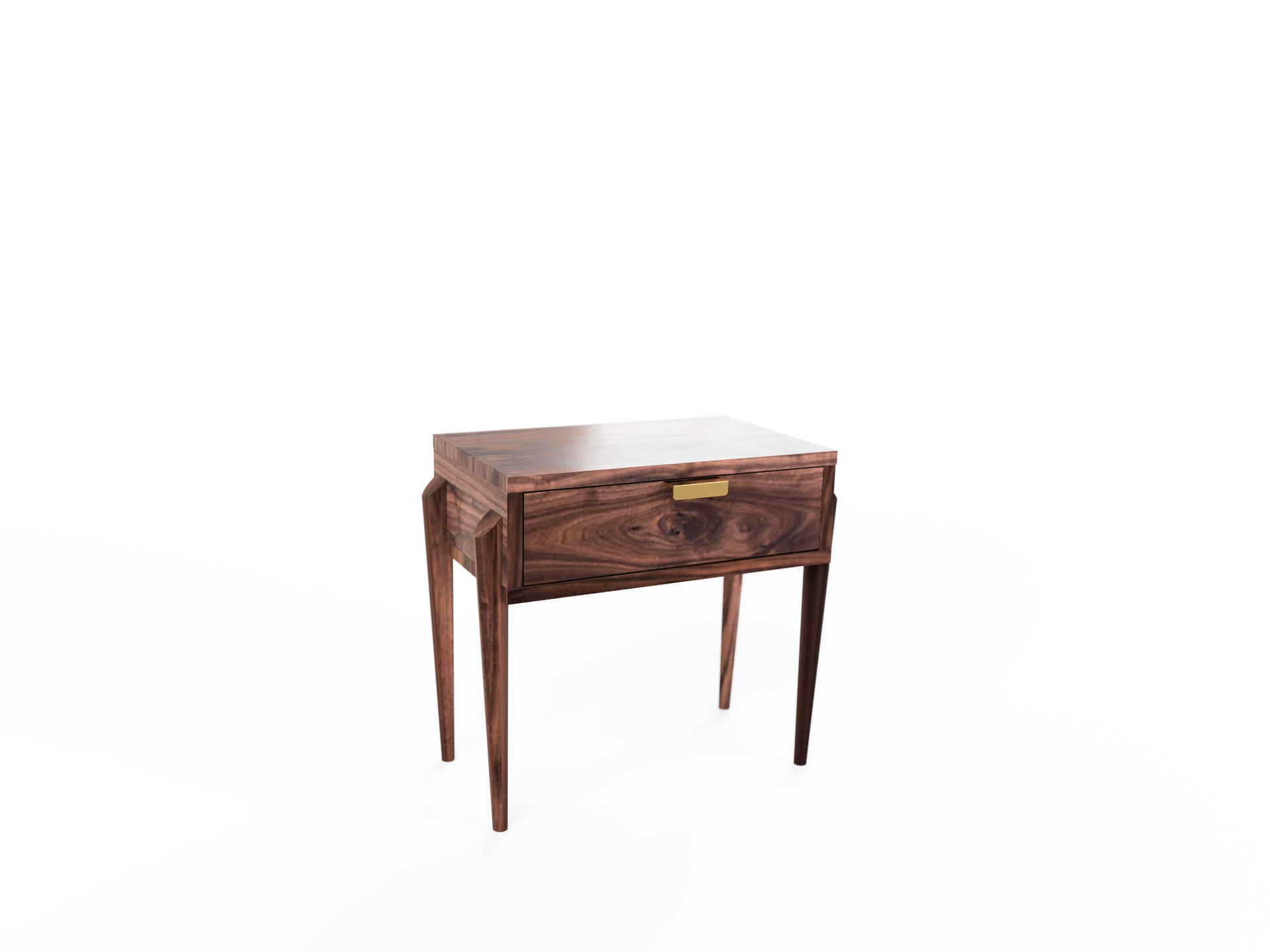 Apollo Solid Wood Side Table - Handcrafted in Columbus, Ohio