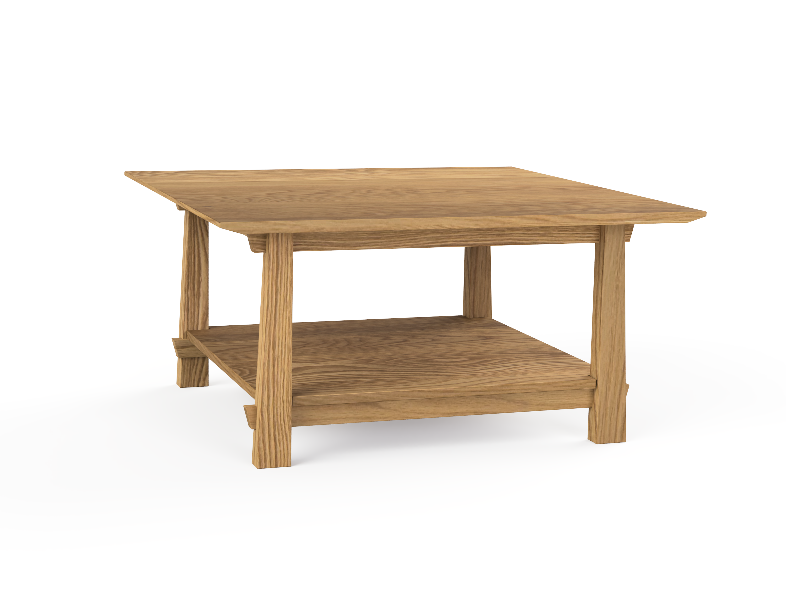 Horizon Coffee Table Solid Wood Handmade Organic
