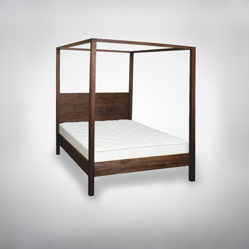 Modern 4 four poster Bed - Classic Solid Wood Bed Frame
