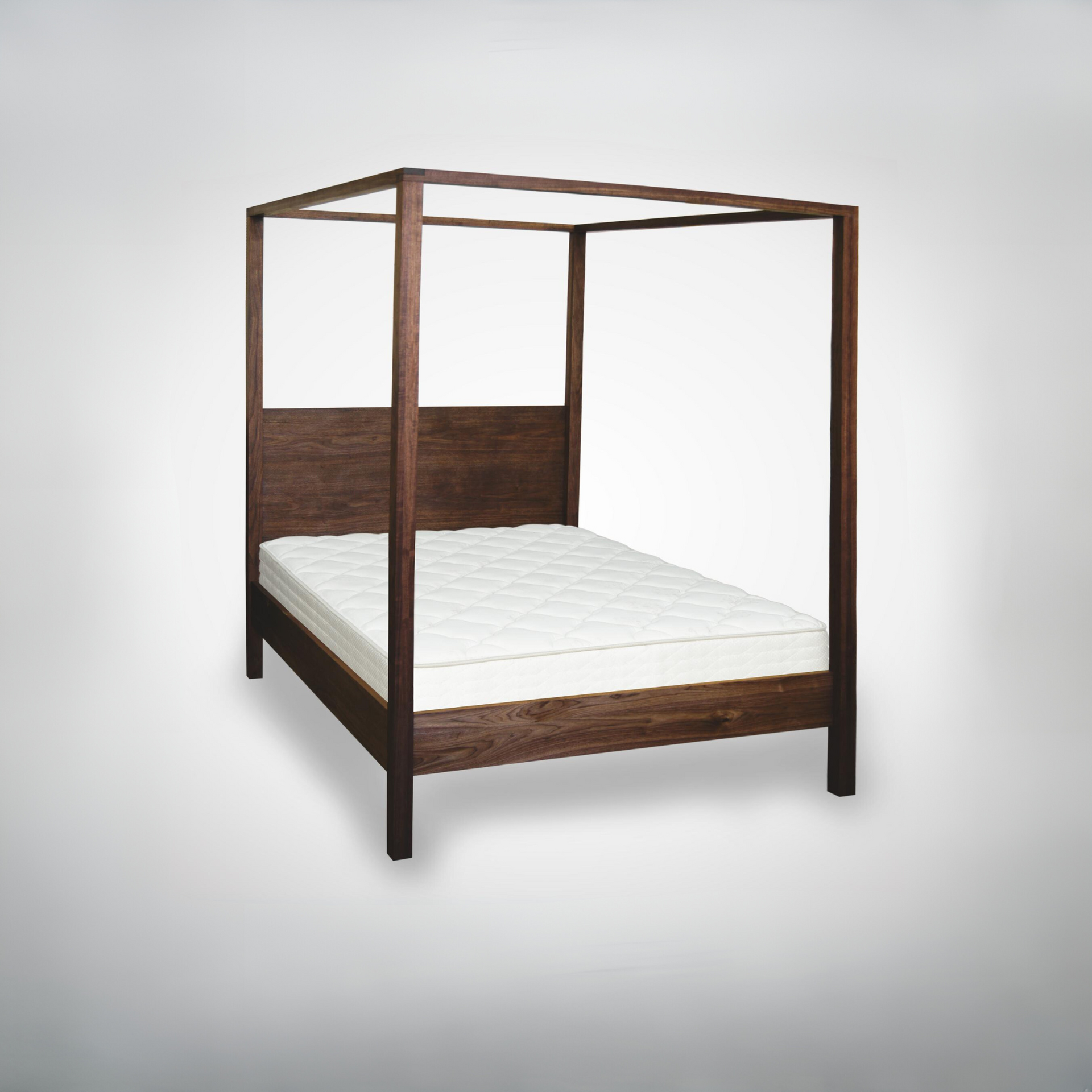 Modern 4 four poster Bed - Classic Solid Wood Bed Frame