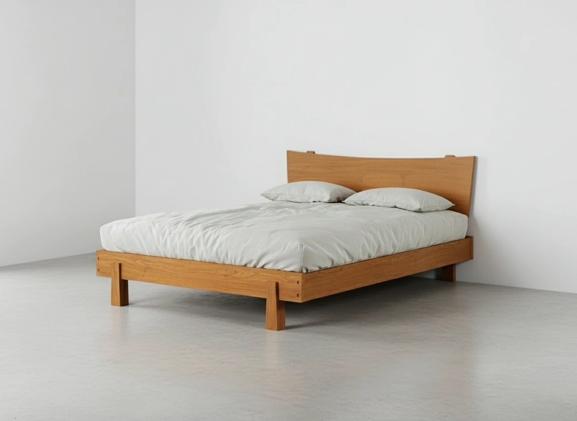 Horizon Platform Bed -Solid Wood Cherry
