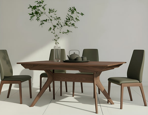 Strata Extendable Dining Table - Solid Wood Extension Dining Table