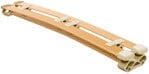 The TY Sleep EuroSlat Foundation by TY Sleep is a sturdy wooden slatted bed base with curved beech slats and plastic holders, providing excellent lower back support as a reliable mattress foundation.
