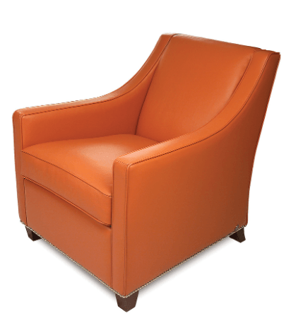 American Leather BELLA Chair & Ottoman