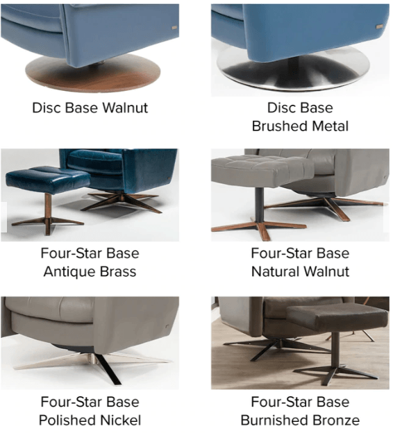 American Leather CLOUD Comfort Air Chair & Ottoman