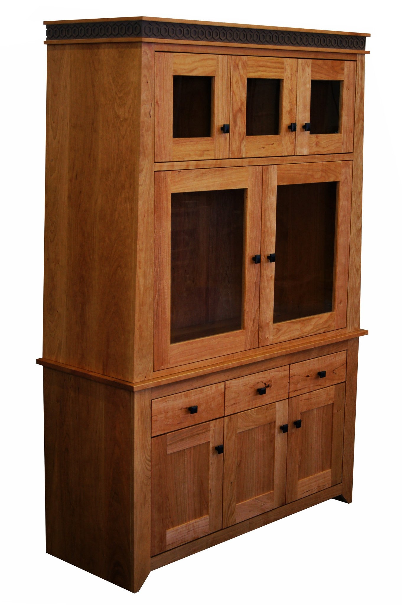 Messinger Hutch Solid Wood Handmade Organic