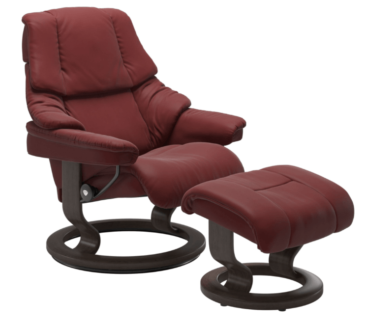 Stressless Reno Recliner with Ottoman