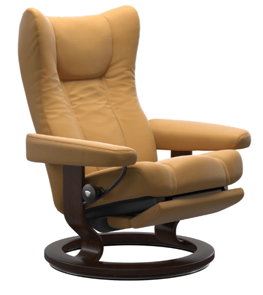 Stressless Wing Recliner with Ottoman