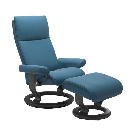 Stressless Aura Recliner with Ottoman