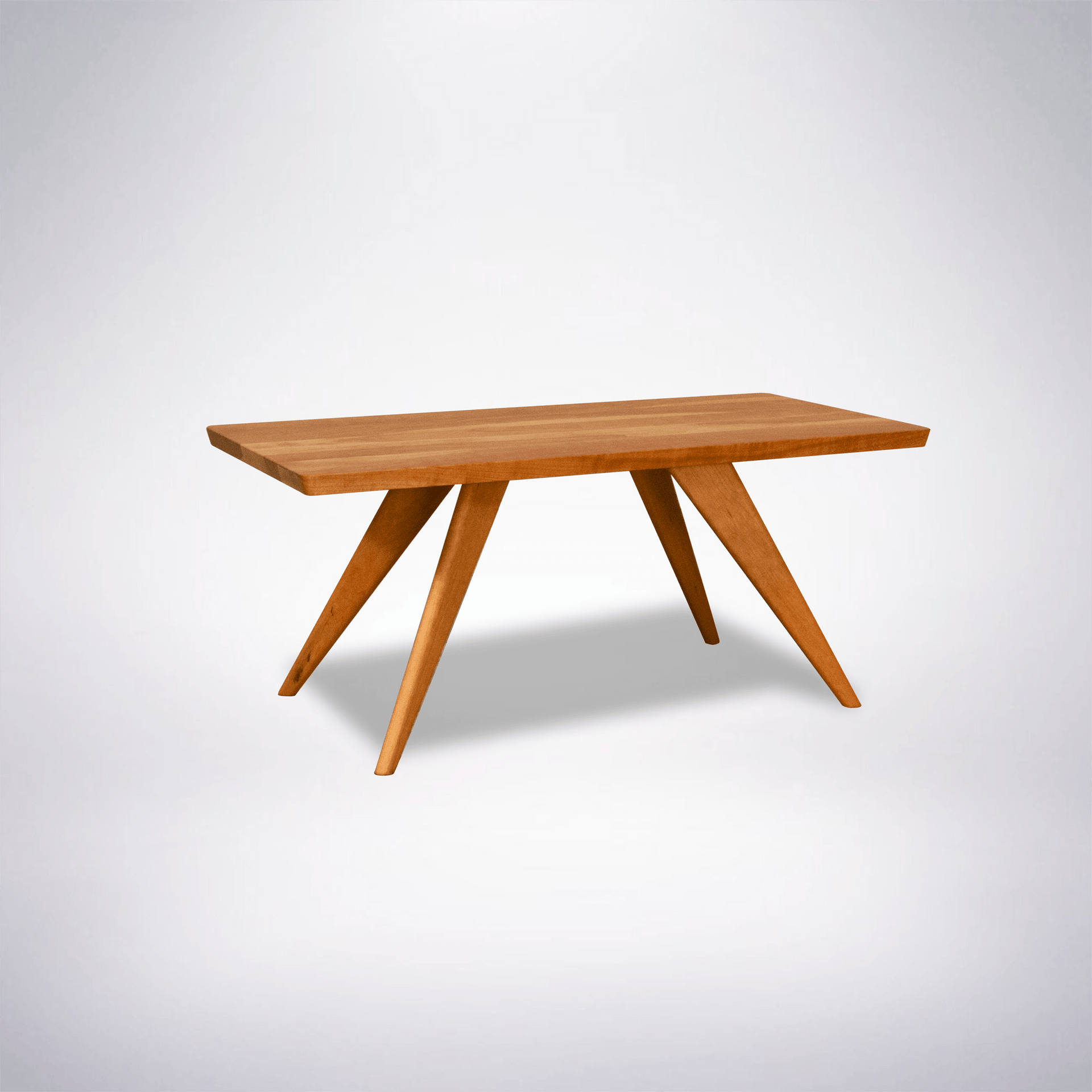 40 x 20 in cherry wood coffee table