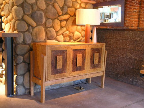 Custom  Console Table Solid Wood Handmade Organic