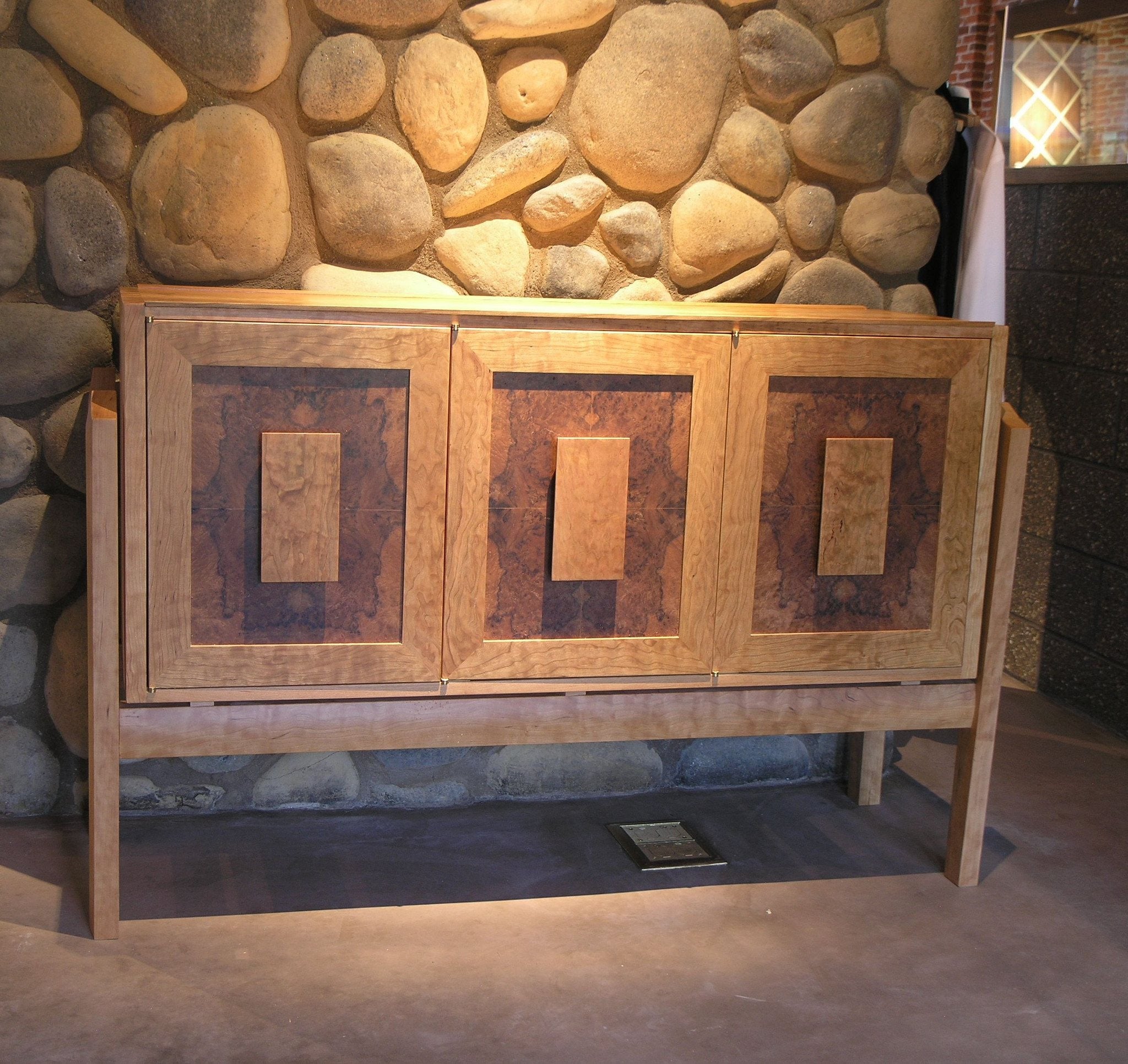 Custom Console Table Solid Wood Handmade Organic