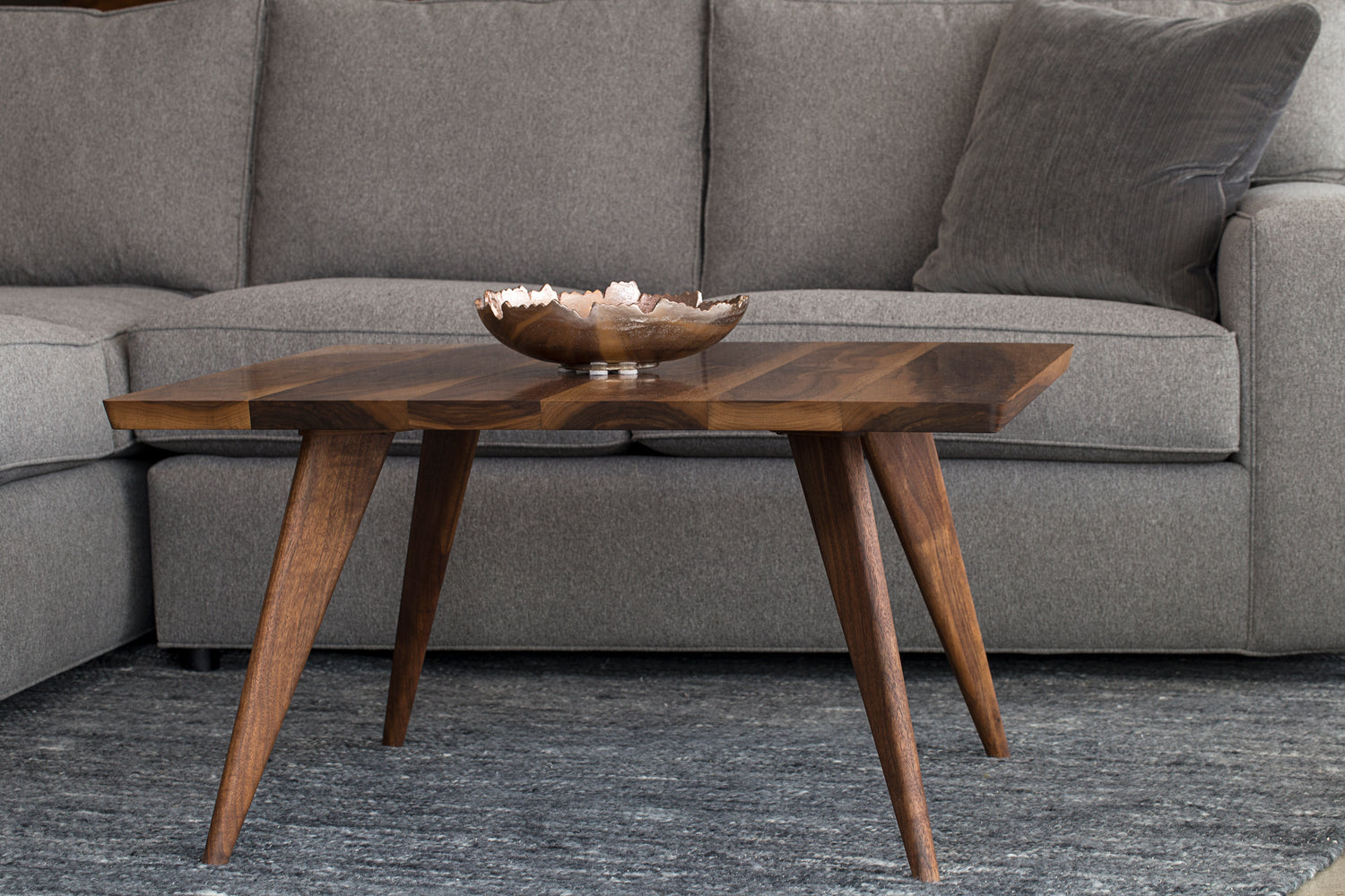 Coffee Table in Walnut Wood