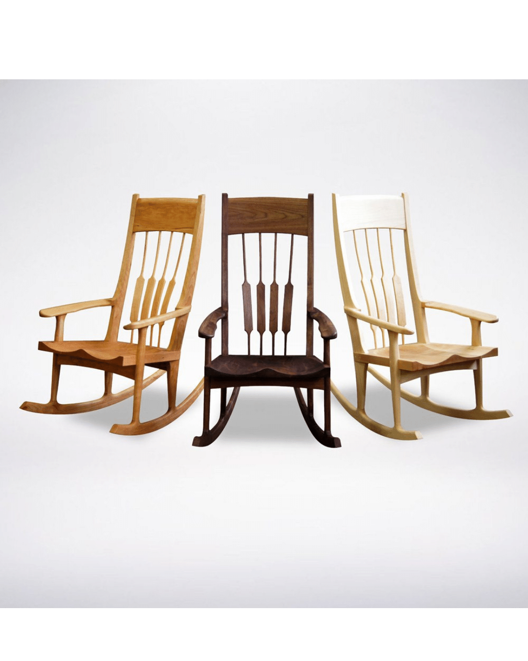 Sunrise Rocking Chair - Handcrafted Solid Wood Rocking Chair